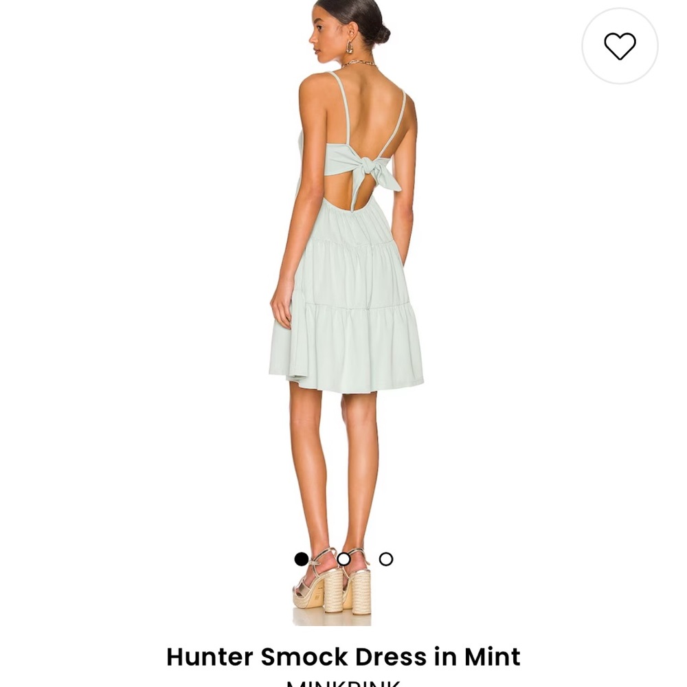 MINKPINK Hunter smock dress in mint